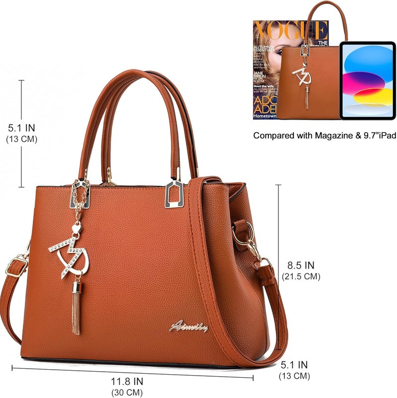 ToLFE Womens Purses and Handbags Shoulder Bags Ladies Designer Top Handle Satchel Tote Bag - Image 4