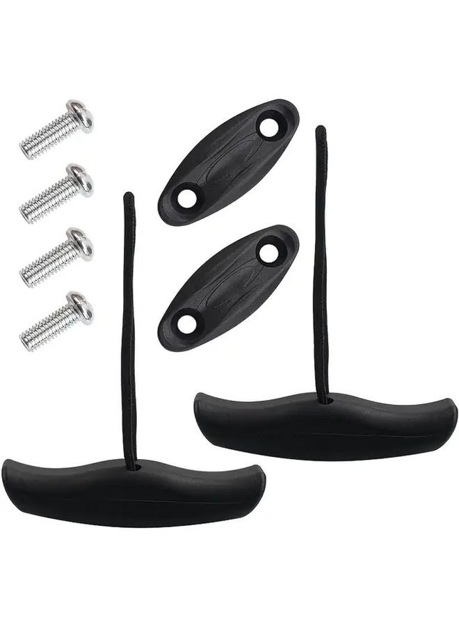 عبوتين من مقابض حمل الكاياك والزورق المتينة بمقابض غير قابلة للانزلاق مع مسامير مرفقة - Image 2