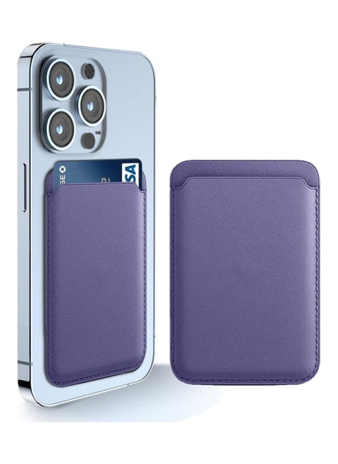 Magnetic Card Holder Phone Wallet for iPhone 16/15/14/13/12 Series with Magsafe, Wallet for iPhone 16 15 14 Pro Max Plus Series, Mag Safe 3 Wallet for iPhone 13 12 Pro Max Mini Series (Sierra Blue)
