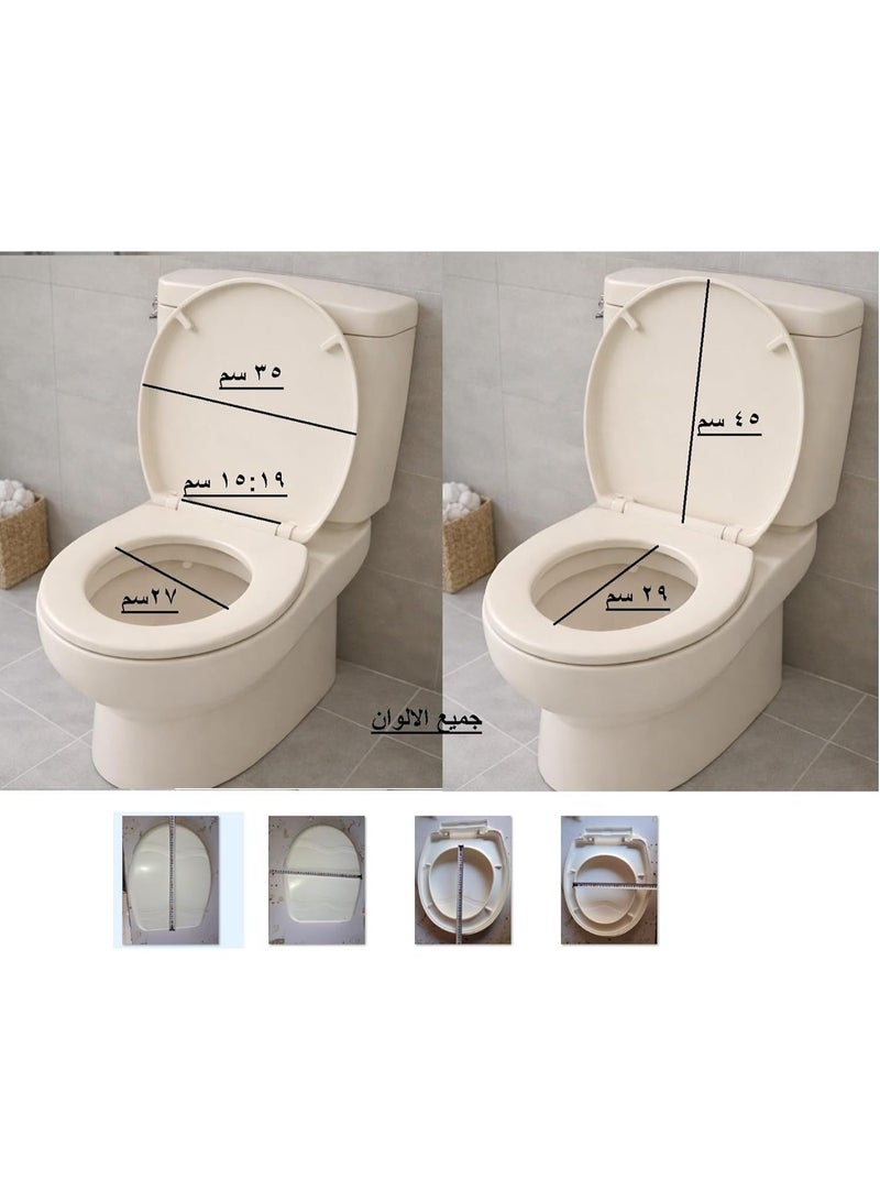 Bathroom toilet seat accessories (Pergamon Verdi model) - Image 4