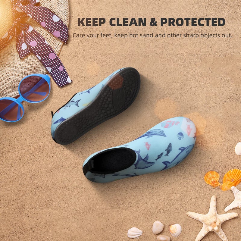ATHMILE Water Shoes for Women Men Quick-Dry Aqua Socks Swim Beach Barefoot Yoga Exercise Wear Sport Accessories Pool Camping Must Haves Adult Youth Size - Image 2
