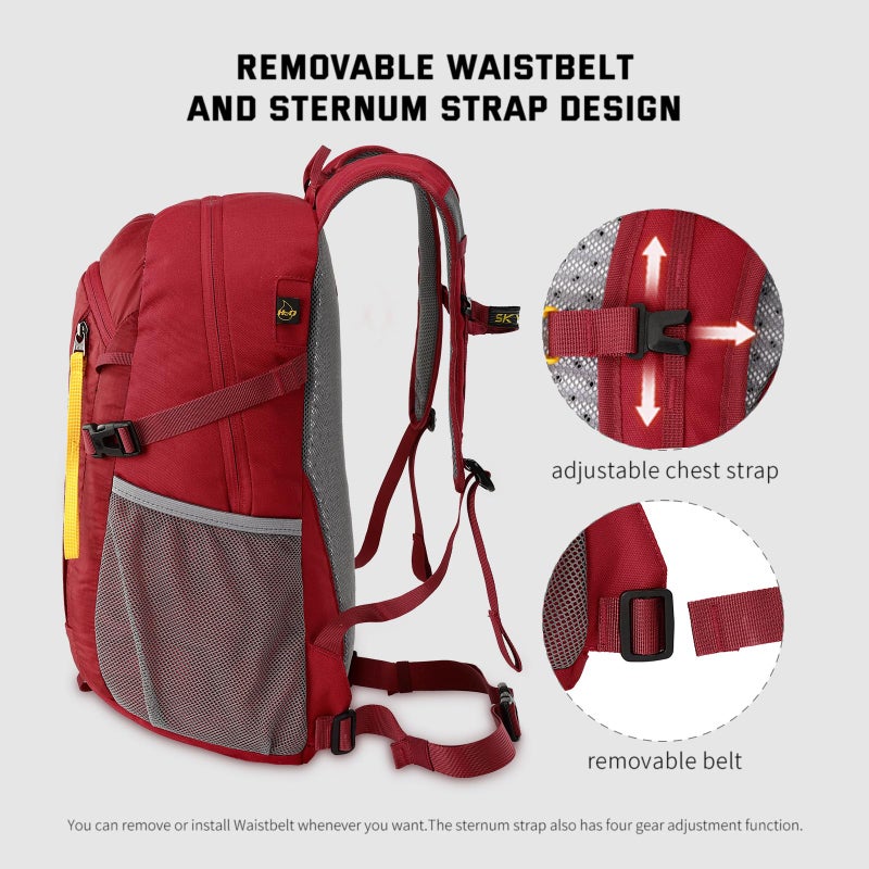 SKYSPER Small Hiking Backpack, 20L Lightweight Travel Backpacks Hiking Daypack for Women Men - Image 3