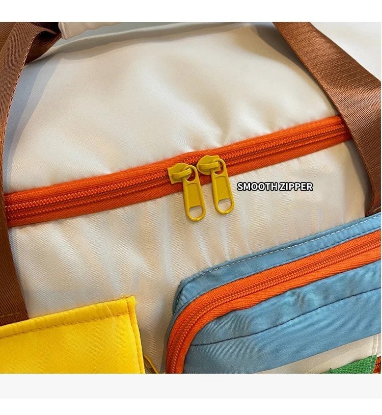 Y&D Fashion Casual Sports Fitness Bag Girl Cute Duffel Bag for Boarding - Image 5