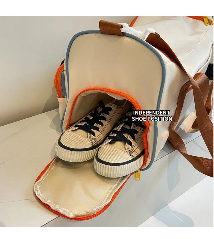 Y&D Fashion Casual Sports Fitness Bag Girl Cute Duffel Bag for Boarding - Image 4