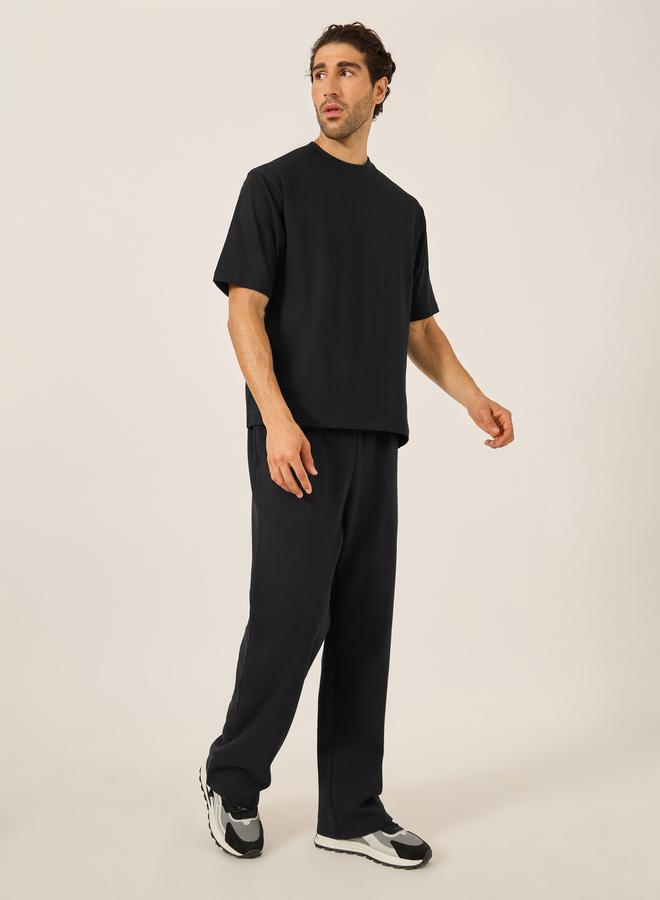 Styli Slogan Printed Jersey Oversized T-Shirt  - Image 2