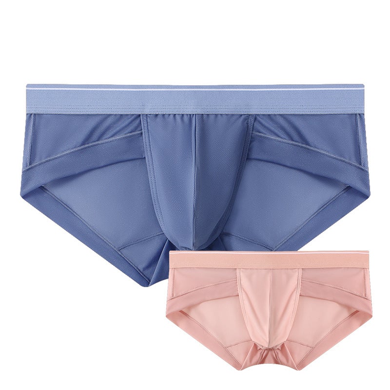 Men'S Underwear Ultra-Thin Men'S Briefs Ice Silk Mesh Breathable Quick-Drying Transparent - Image 1