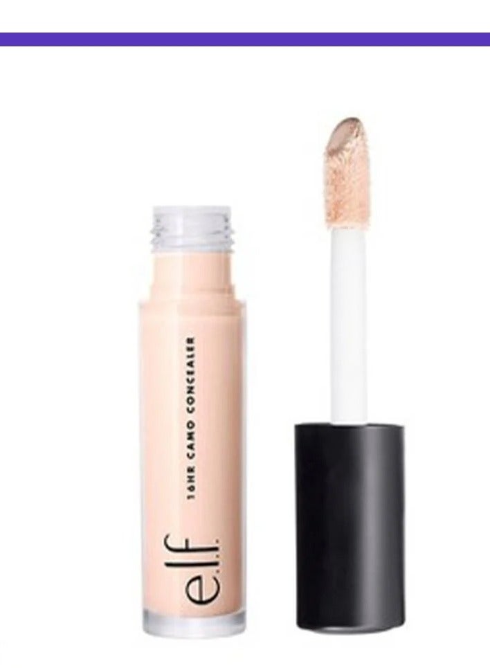 إلف كونسيلر خافي عيوب من ايلف - فير بيج:  كونسيلر بتغطية كاملة لمدة 16 ساعة. لمسة نهائية غير لامعة خفيفة الوزن. تركيبة ذات صبغة عالية تدوم طويلاً. أداة تطبيق كبيرة للقدم لإخفاء البشرة ونحتها وتحديدها وإبرازه