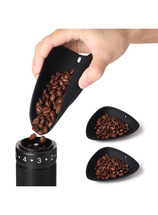 Bincoo Flexible Silicone Coffee Bean Dosing Cup, 2 Pack Weigh Boat Container, No Mess Pouring, Compatible as a Weighing Tray, Coffee Bar Espresso Accessories - Image 1