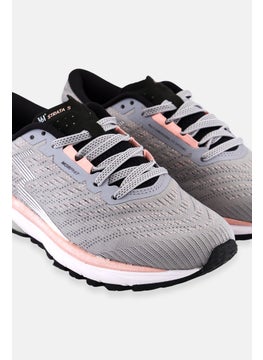 361 Degrees Women Strata Lace Up Running Shoes, Grey  - Image 4