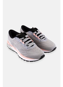 361 Degrees Women Strata Lace Up Running Shoes, Grey  - Image 1