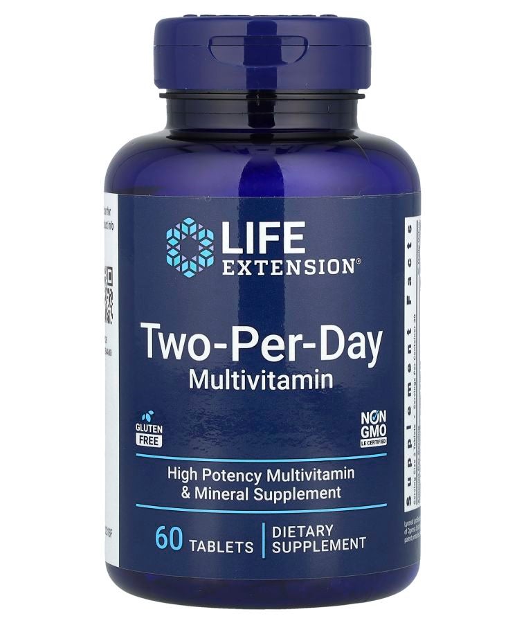 Two-Per-Day Multivitamin 60 Tablets