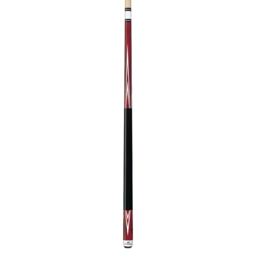 Players C801 Classic Crimson BirdsEye Maple with White Outline Points Cue 18Ounce - Image 3