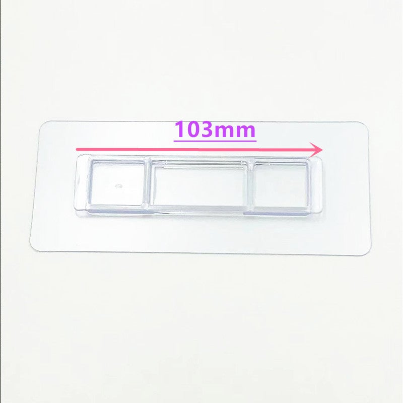 Punch-free Transparent Seamless Hook Multi-functional Household Seamless Patch Claw Buckle Strong Adhesive Hook Female Buckle Coat Hook Custom Dedicated - Image 4