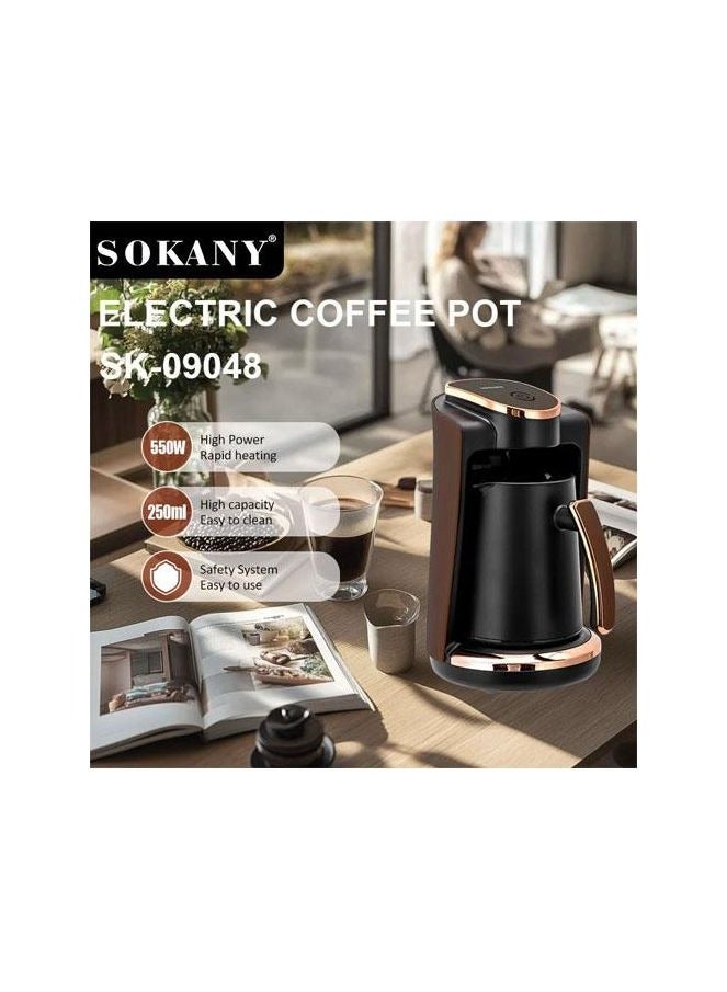 sokany Sokany Turkish Coffee Maker with Automatic Separation System 250ml 550W - SK-09048 - Image 4