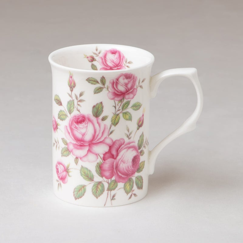 Grace Teaware Bone China Coffee Tea Mugs 9-Ounce, Assorted Set of 4 (Spring Floral) - Image 3