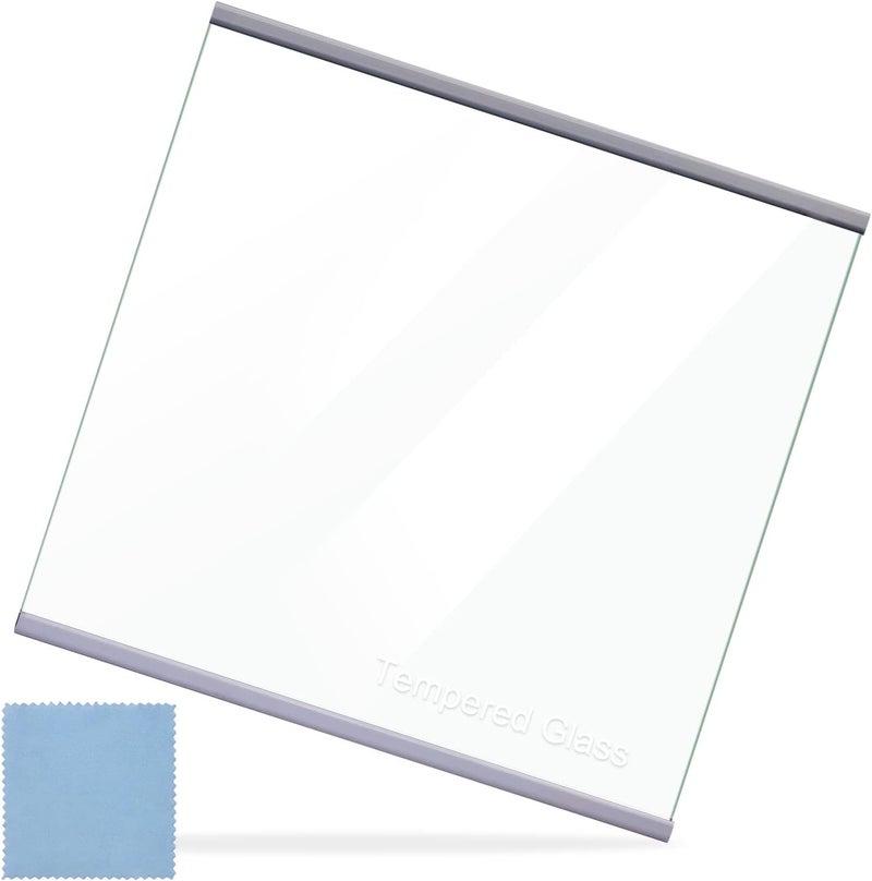 folosem W11188040 Freezer Glass Shelf Replacement for Whirlpool Maytag Refrigerator Glass Shelf -Replaces W11135529 AP6286990-17-5/16" Wide x 16-3/8" Deep - Image 1