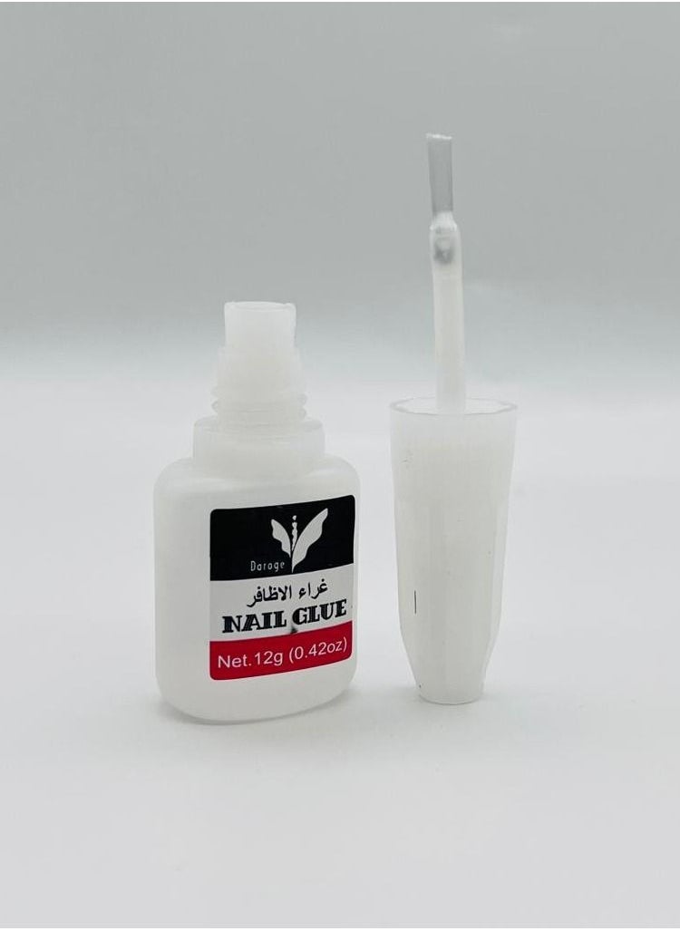 daroge Professional Quality Nail Glue With Applicator Brush  - Image 3