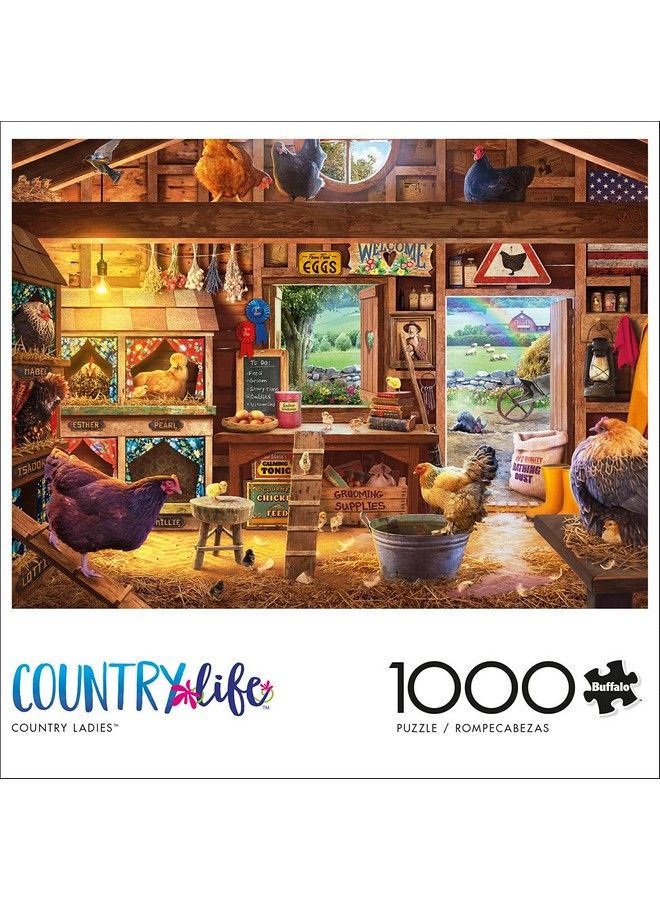 Buffalo Games Country Ladies 1000 Piece Jigsaw Puzzle - Image 3