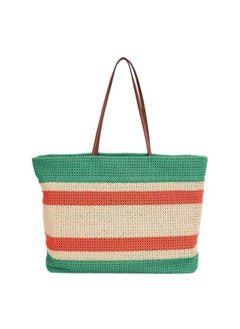 Miu Miu Miumiu Tote bag woven bag green/orange  - Image 3