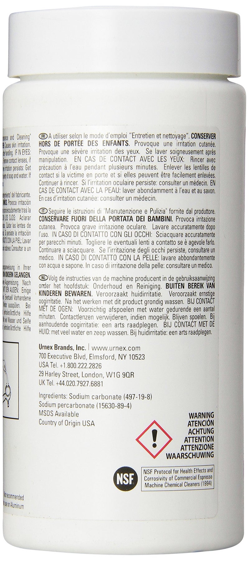 Urnex أقراص تنظيف ماكينة الإسبريسو أورنيكس كافيزا - 100 قرص - منظف ماكينة الإسبريسو الاحترافي للاستخدام من قبل الباريستا - Image 3