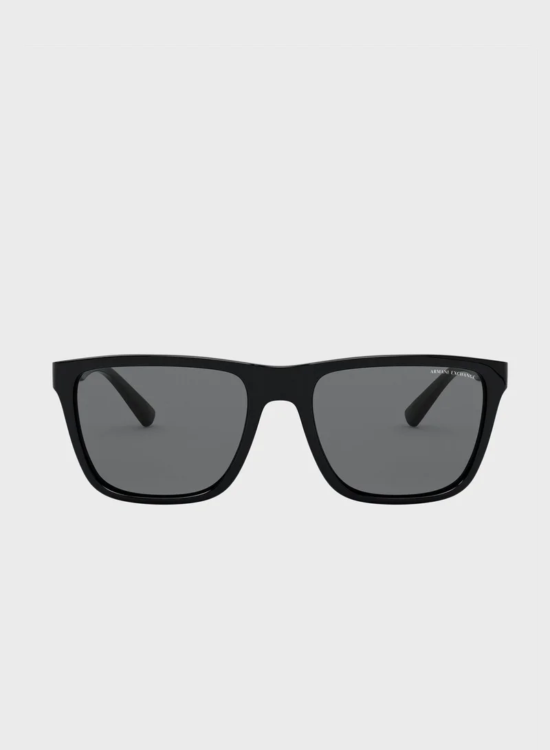 Armani Exchange 0Ax4080S Wayfarer Sunglasses