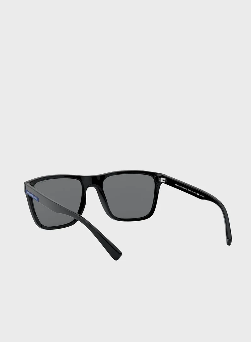 Armani Exchange 0Ax4080S Wayfarer Sunglasses