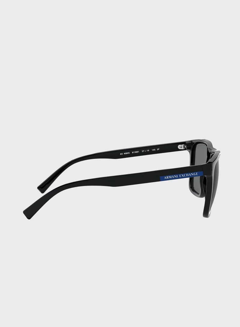 Armani Exchange 0Ax4080S Wayfarer Sunglasses