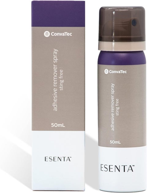 ConvaTec ESENTA Adhesive Remover Spray for Around Stomas and Wounds, Sting Free, Alcohol Free, 50 mL Bottle (Case of 12)