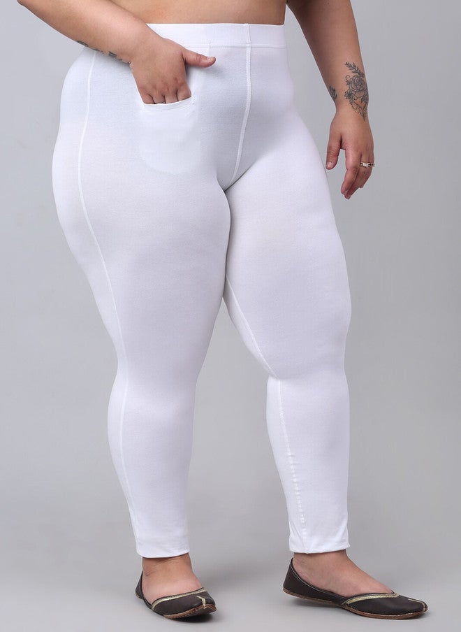 Trend Level Women Plus Size Super Regular Fit Easy Wash Casual Trousers - Image 2
