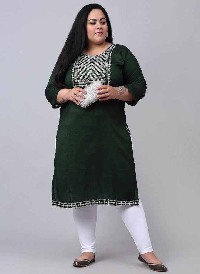 Trend Level Women Plus Size Super Regular Fit Easy Wash Casual Trousers - Image 4