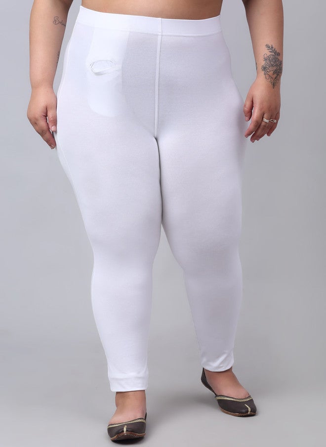 Trend Level Women Plus Size Super Regular Fit Easy Wash Casual Trousers - Image 1