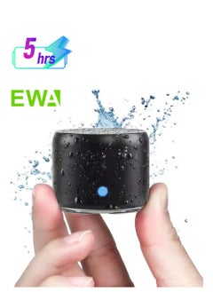 EWA EWA Travel Case Packed, A106 Pro Portable Bluetooth Speaker with Custom Bass Radiator, Brief Design, IP67 Waterproof, Perfect Mini Speaker for Shower, Room, Bike, Car (Black)  - Image 1