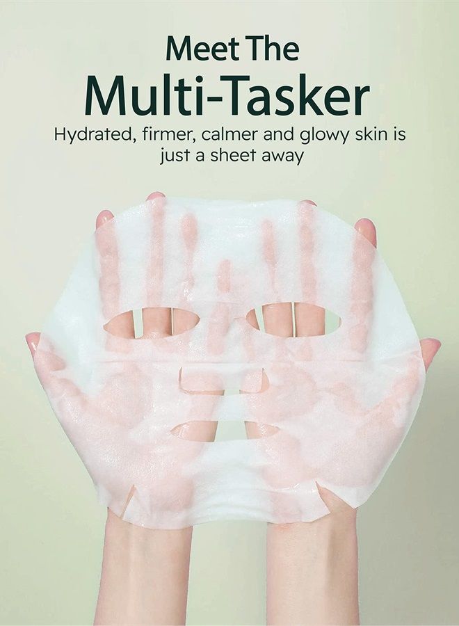 MADECA Derma 10 Pack Revitalizing Mask for Women (Pack of 1) - Face Mask Sheet Korean Skincare - Hydrating Facial Mask for All Skin Types - Instant Repairing & Moisturizing with Soothing Centella Asia - Image 1