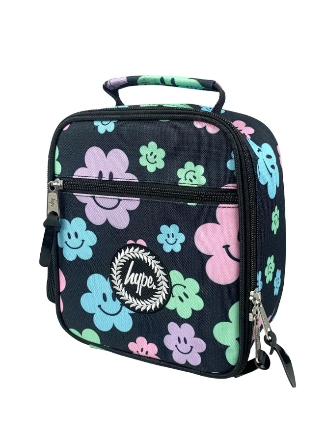 چاست هايب Insulated Lunch Bag - Black Happy Flowers