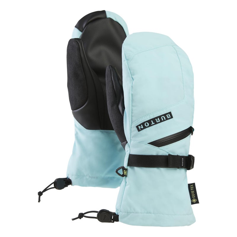 Burton Womenâ€™s Gore-TEX Insulated Mittens â€“ Waterproof Winter Snowboard Mittens â€“ Light Teal, Small - Image 1