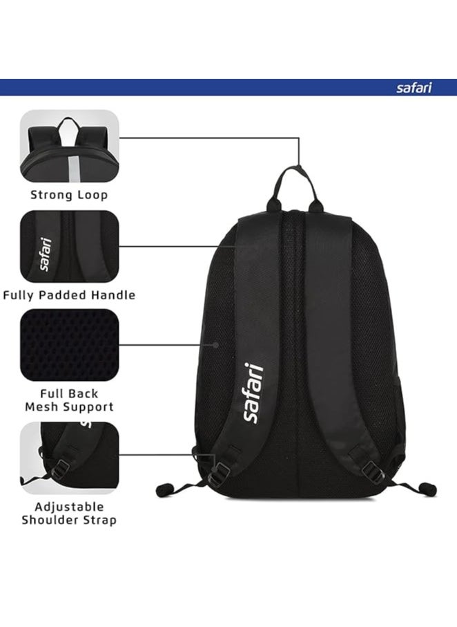 Safari Safari Casual backpacks 2 compartments, front pocket, bottle holder, School bags for boys & girls, College bag for women and men, Ideal for school, college, office & travel  - Image 2