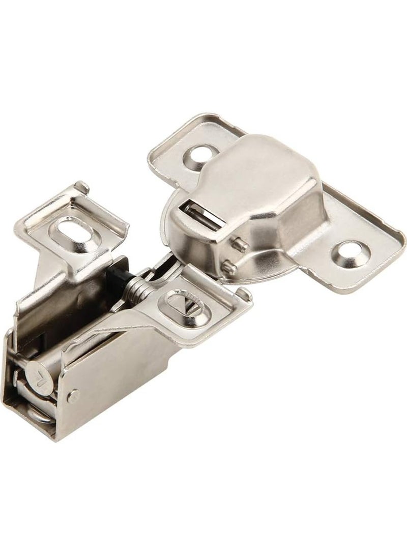 4-Piece Hydraulic Buffer Cabinet Door Hinge Silver - Image 3