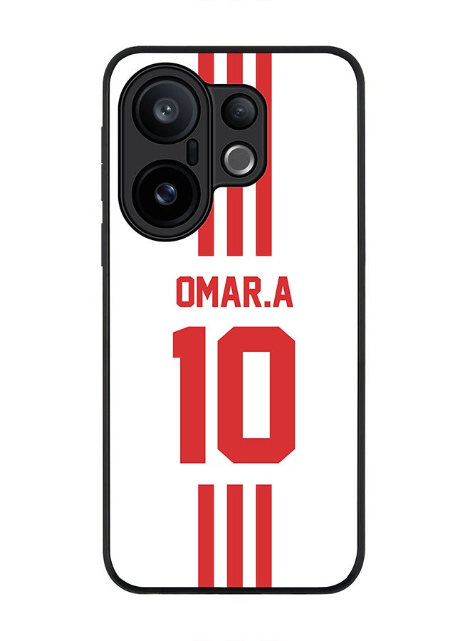 Stylizedd For vivo X200 FE / S30 Pro mini Case,Slim fit Camera Protection, Shockproof Thin Phone cover  - Football - UAE,  Omar.A