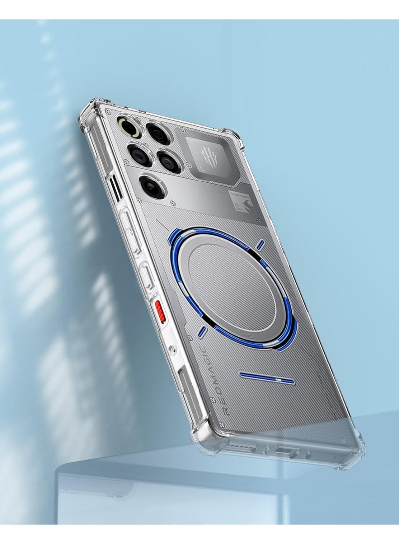 Case for ZTE nubia Red Magic 11 Pro/Redmagic 11 Pro Plus, Crystal Clear TPU Bumper Shockproof Phone Cover for RedMagic 11 Pro, Transparent - Image 5