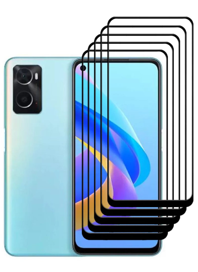 ACLIX 5 Pieces Antistatic ESD Dustproof Premium Quality High Definition Tempered Glass Screen Protector Designed For Oppo A36 - Image 1