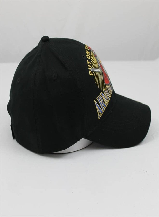 Eagle Crest Put on the Whole Armor of God Embroidered Baseball Cap, Black, Adjustable - Image 4