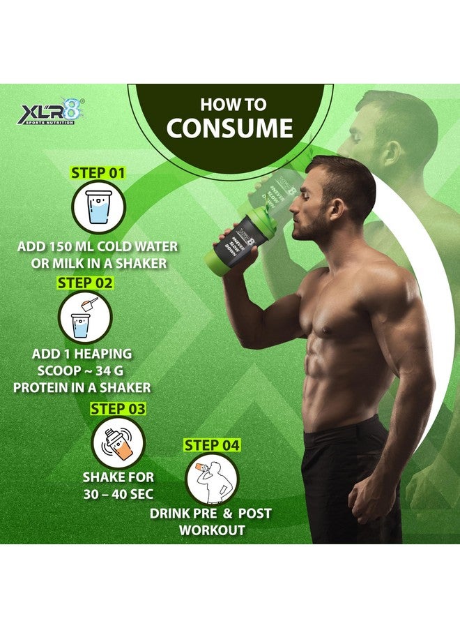 XLR8 Whey Protein Powder with 24 g Protein Content & 5.4 g BCAA (907 g (Pack of 1), Orange Burfi) - Image 2