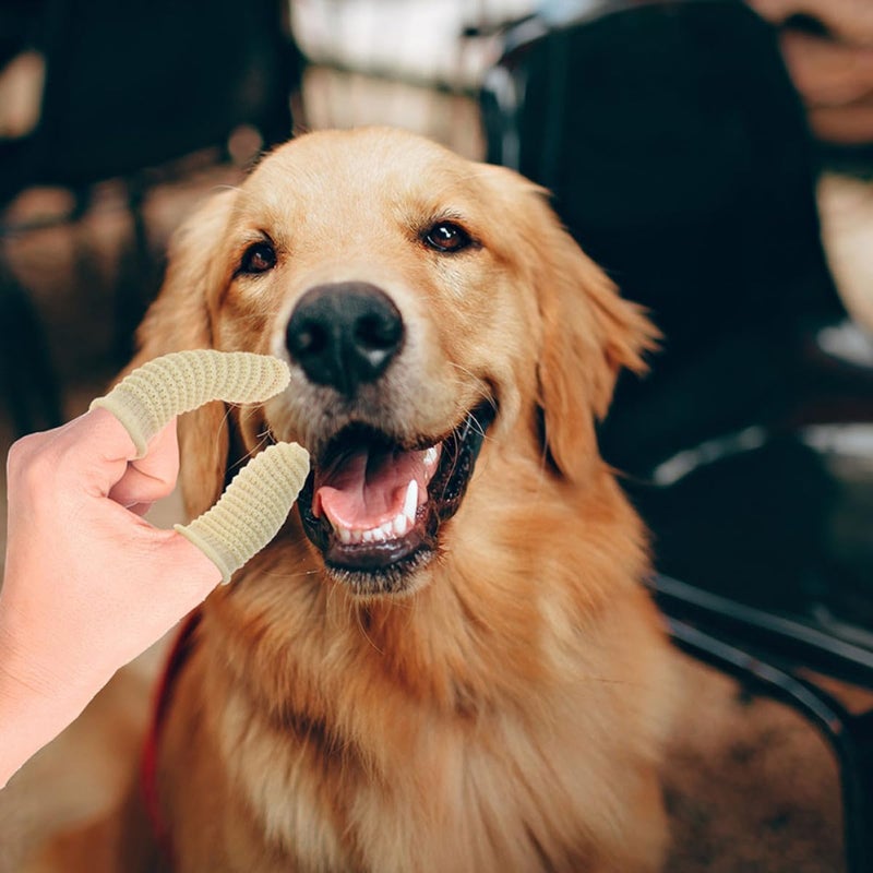 12pcs Dog Finger Toothbrush Set Washable Polyester Pet Toothbrush for Large Dogs Soft Bristle Dental Care Suitable for Puppy Teeth Cleaning - Image 5