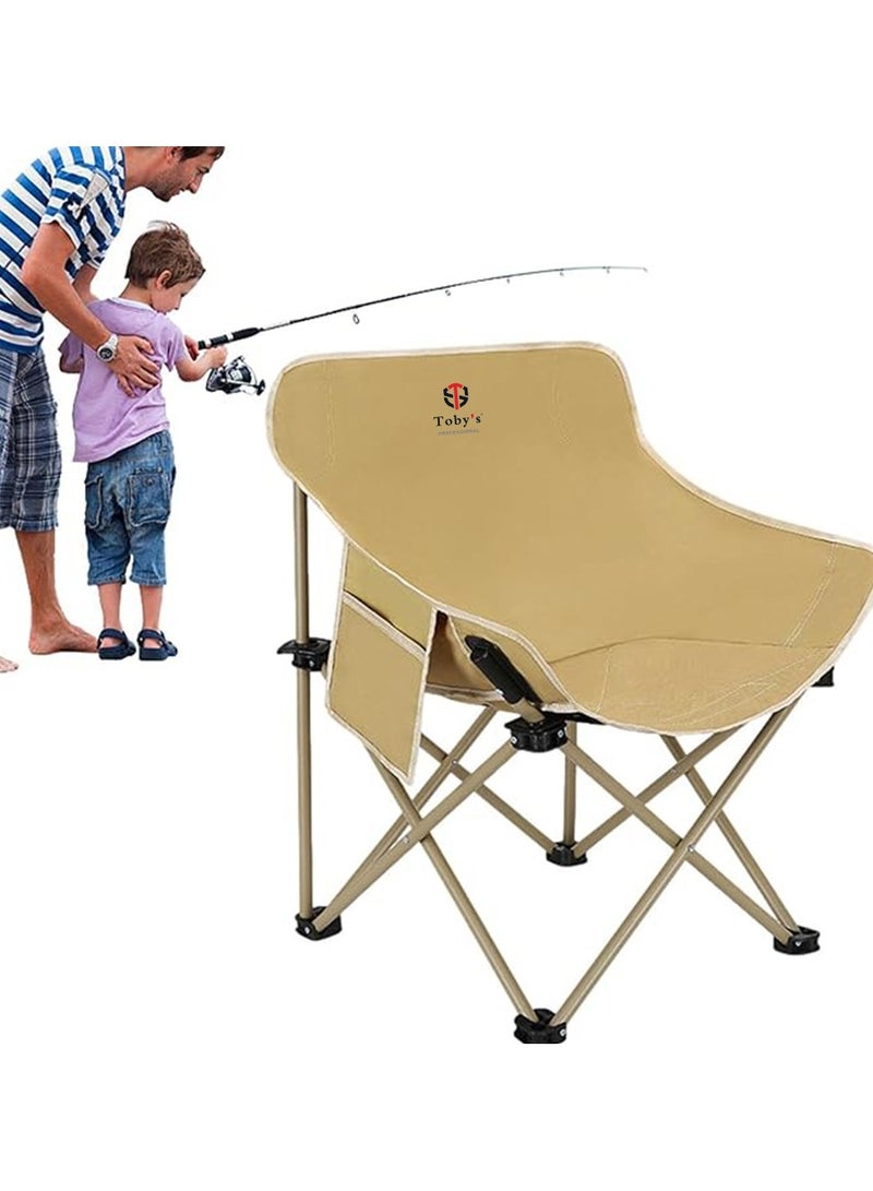 Toby's Tobyâ€™S Lightweight Foldable Camping Table With 2 High-Back Padded Camping Chairs  Quick-Fold, Stable Support, Portable Outdoor Set - Image 4