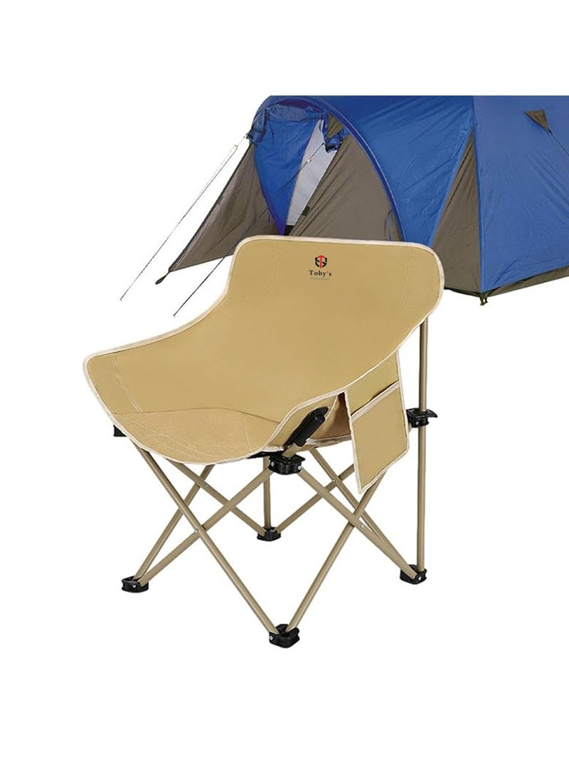 Toby's Tobyâ€™S Lightweight Foldable Camping Table With 2 High-Back Padded Camping Chairs  Quick-Fold, Stable Support, Portable Outdoor Set - Image 5