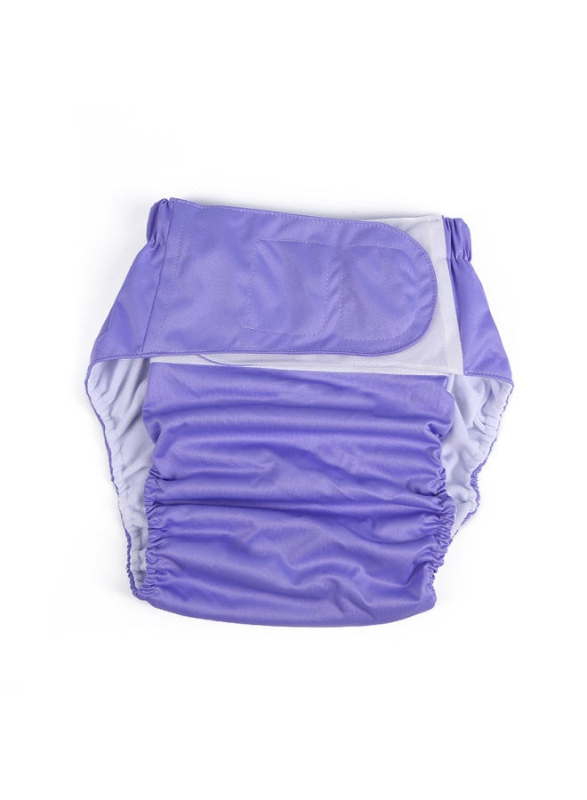 حفاضات كبار السن للبالغين - سراويل عناية بحفاضات - حقيبة حفاضات بسحاب فيلكرو - حفاضات قماشية للكبار قابلة للغسل ومقاومة للتسرب وقابلة للتكبير