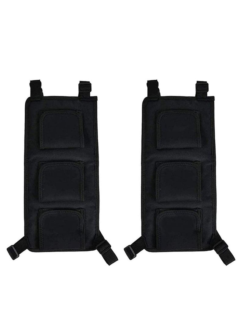 SYOSI Fishing Rod Holder Adjustable Polyester Strap Combined Fishing Rod Bracket for Vehicle/Ship Rear Seats, Vehicle Fishing Pole Storage Rack for SUV Wagons Van, Nylon Cloth Neoprene Rod Cover  - Image 2