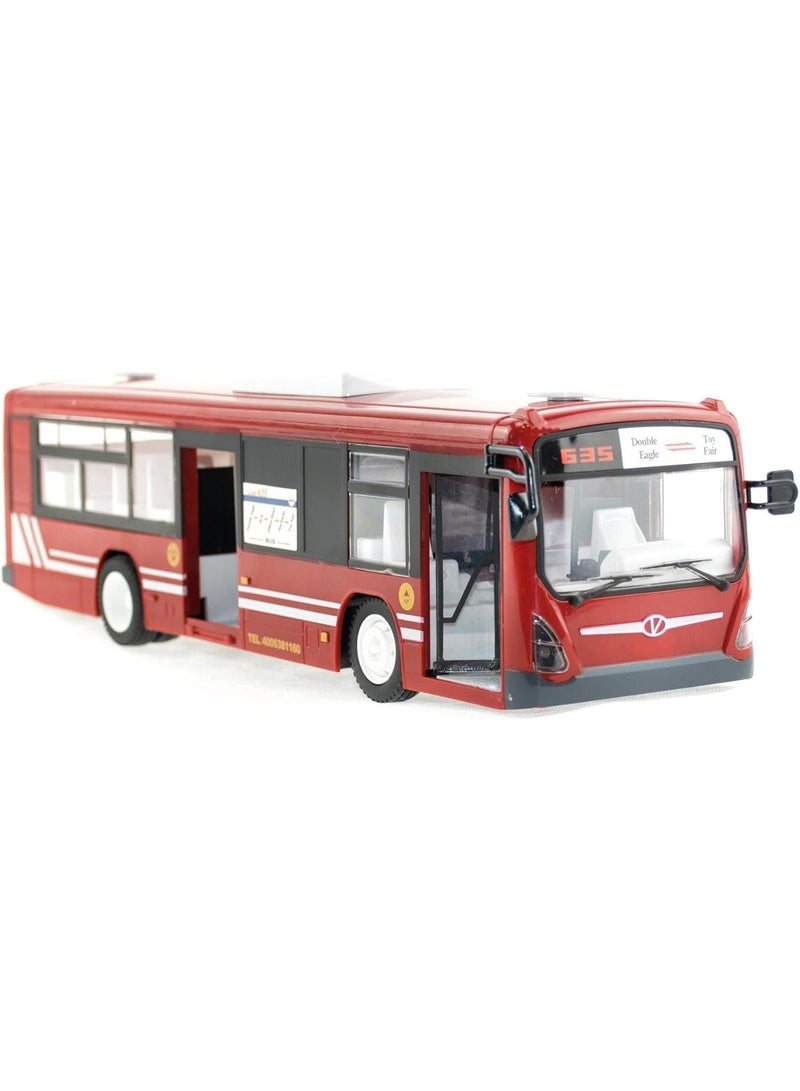 Double E RC City Bus E635-003 1:32 Scale 2.4GHz Remote Control Bus with Lights Sounds & Moving Doors - Image 5