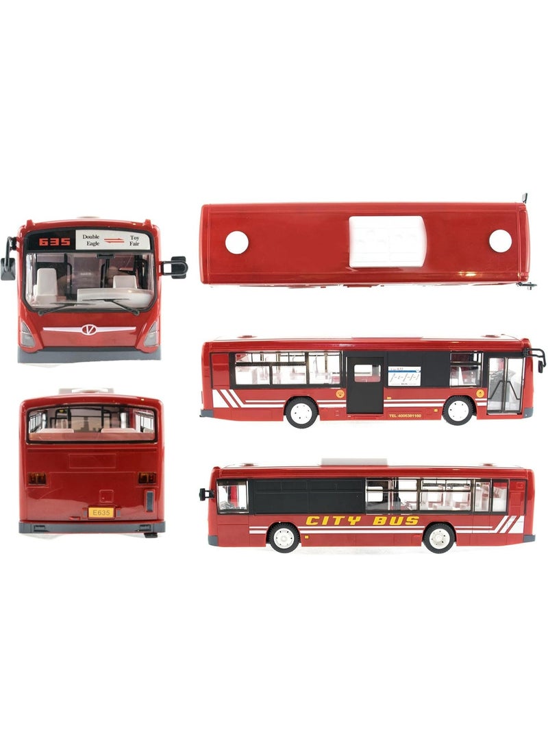 Double E RC City Bus E635-003 1:32 Scale 2.4GHz Remote Control Bus with Lights Sounds & Moving Doors - Image 2