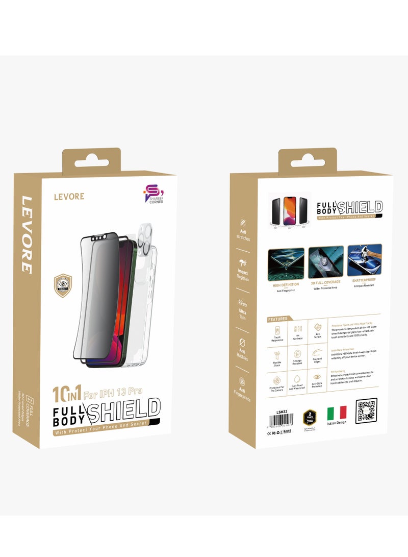 Levore Protection Set for iPhone 13 Pro, 10 in 1 full set - Image 2